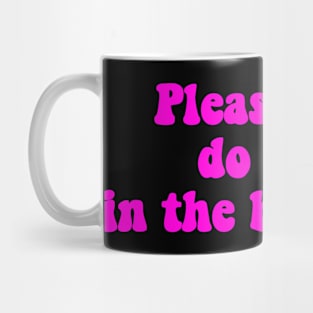 Coke meme neon pink Mug